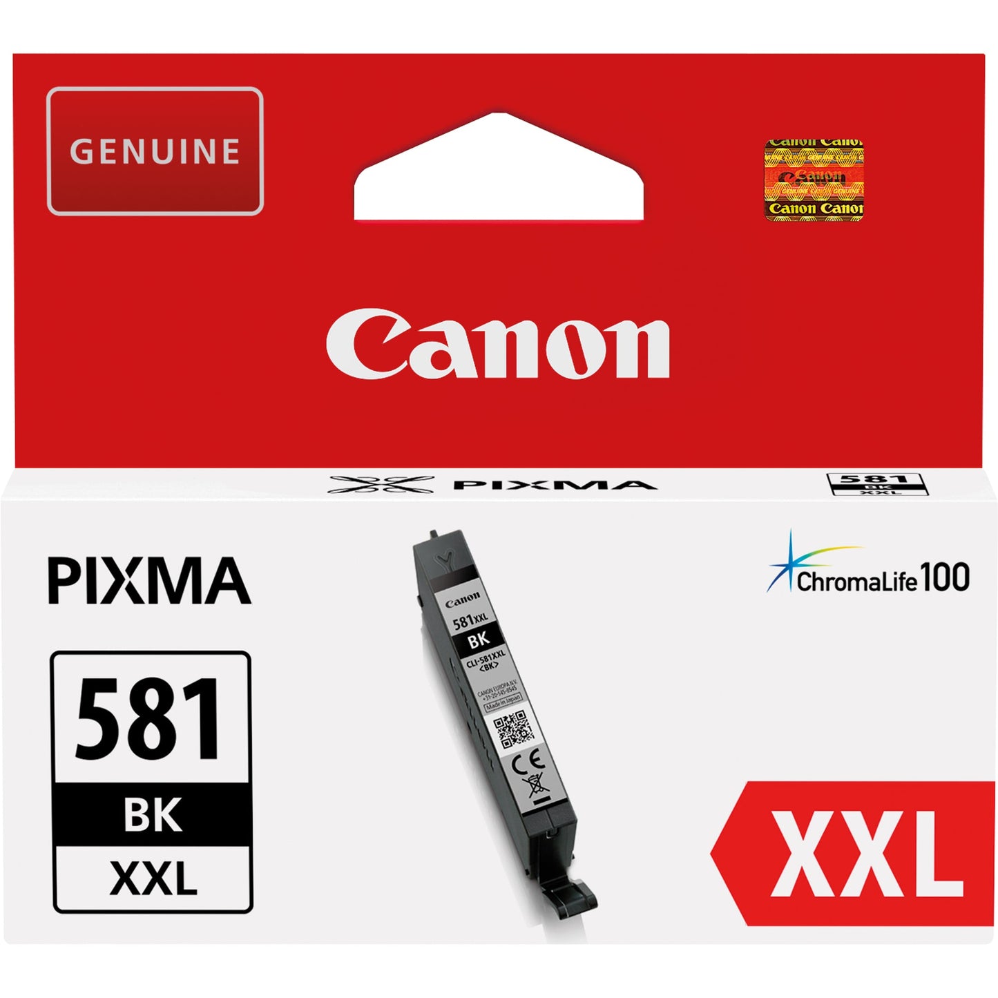 Canon Tintenpatrone Originalzubehör CLI-581XXL BK ca. 6.360 Seiten schwarz 11,7ml