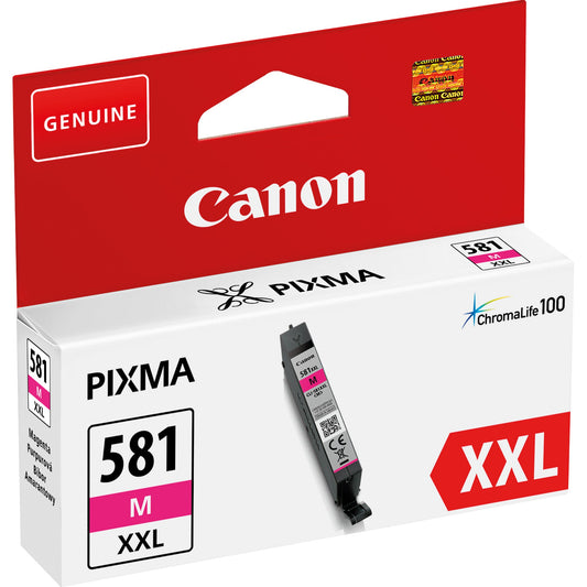 Canon Tintenpatrone Originalzubehör CLI-581XXL M ca. 760 Seiten magenta 11,7ml