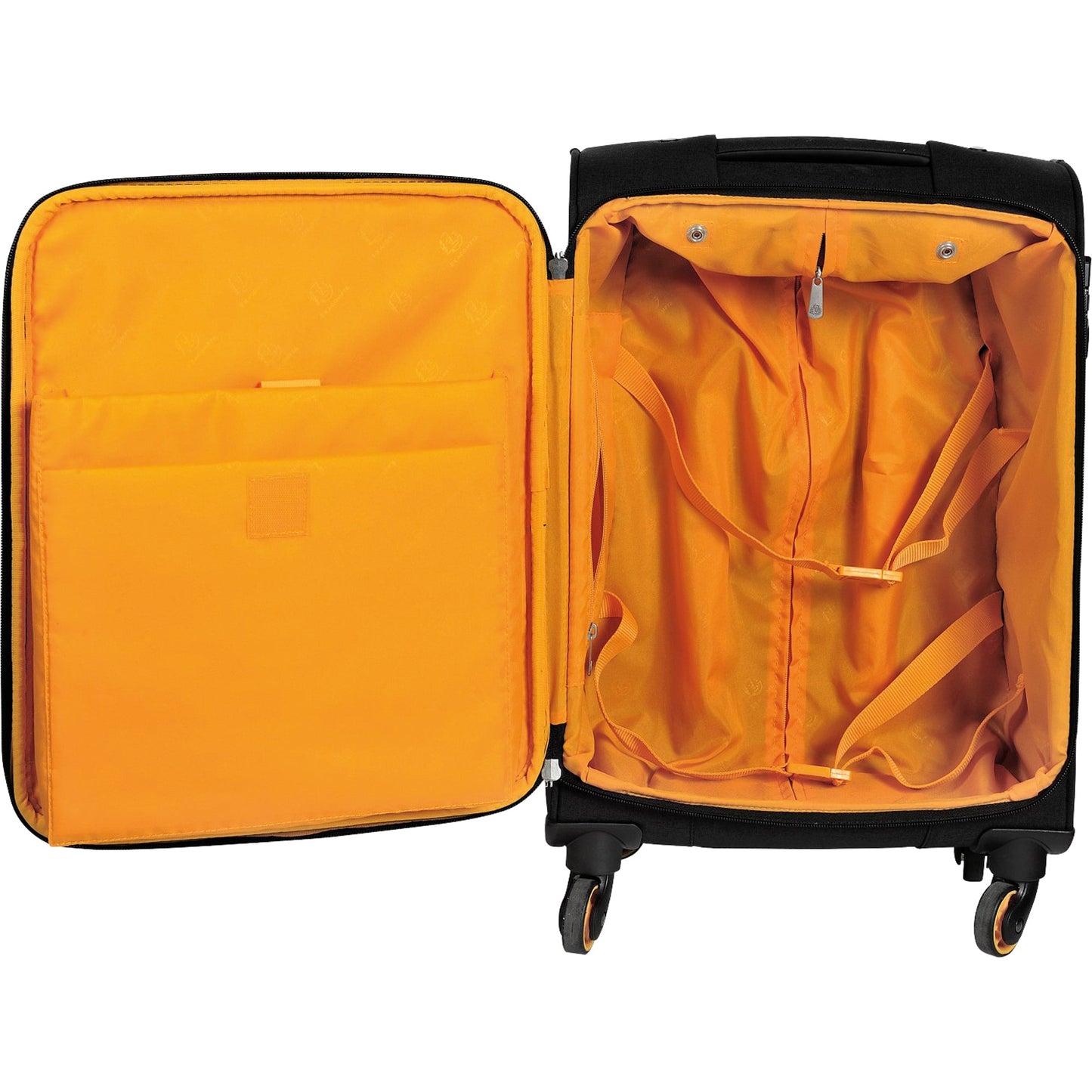 Exacompta Notebooktrolley Exactive® 37 x 55 x 23 cm (B x H x T) Polyester schwarz/orange