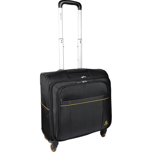 Exacompta Notebooktrolley Exactive® 48 x 42 x 23 cm (B x H x T) Polyester schwarz/orange
