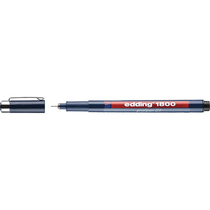 edding Fineliner 1800 profipen 0,25mm schwarz