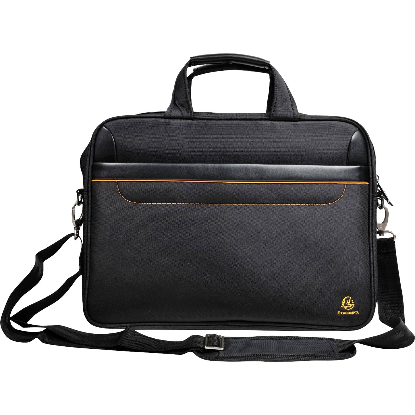 Exacompta Notebooktasche Exactive® 42,5 x 30,5 x 10 cm (B x H x T) Polyester schwarz/orange