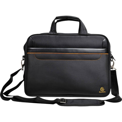 Exacompta Notebooktasche Exactive® 42,5 x 30,5 x 10 cm (B x H x T) Polyester schwarz/orange