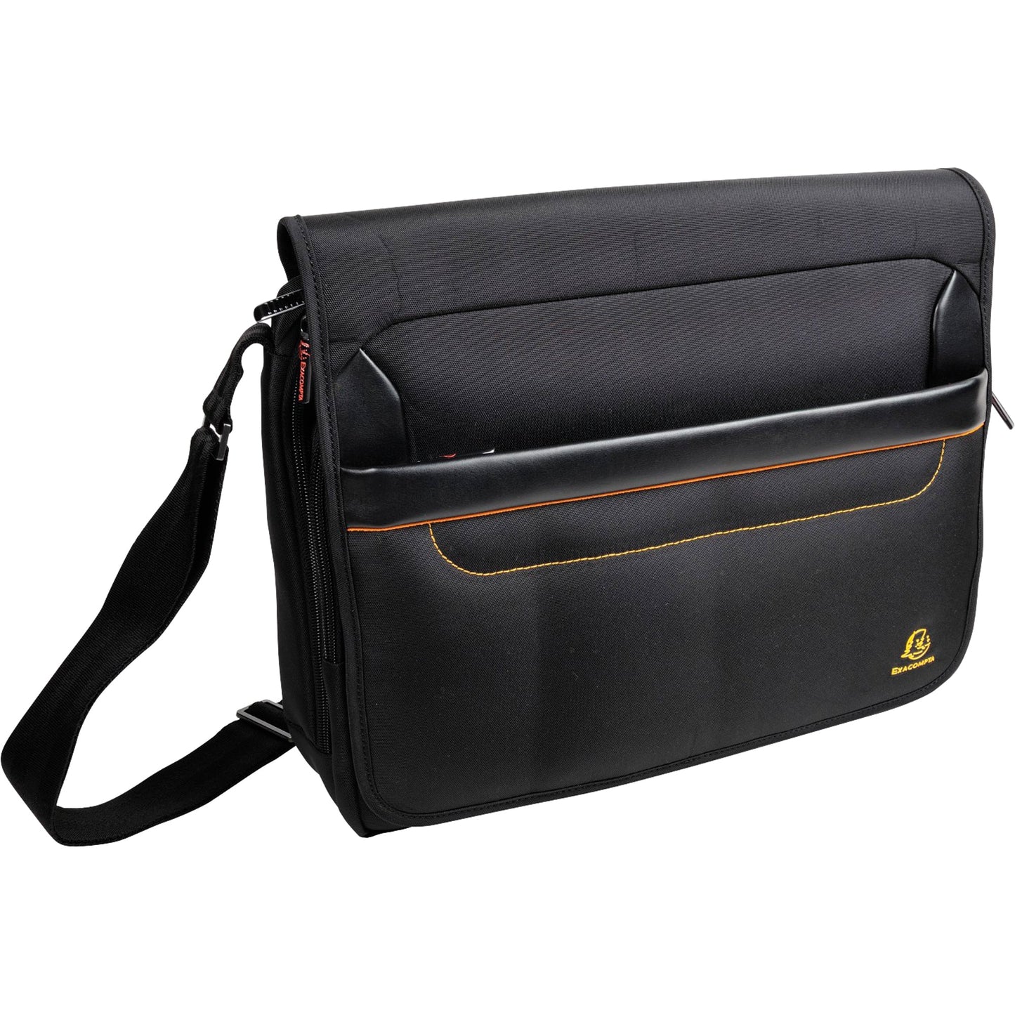 Exacompta Notebooktasche Exactive® 39 x 30,5 x 10 cm (B x H x T) Polyester schwarz/orange