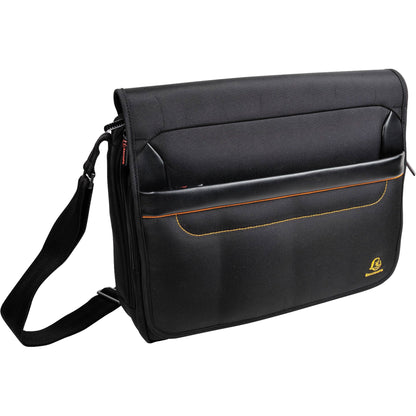 Exacompta Notebooktasche Exactive® 39 x 30,5 x 10 cm (B x H x T) Polyester schwarz/orange