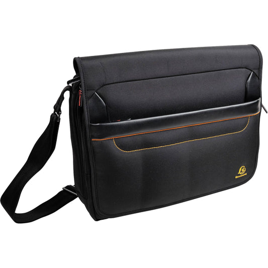 Exacompta Notebooktasche Exactive® 39 x 30,5 x 10 cm (B x H x T) Polyester schwarz/orange