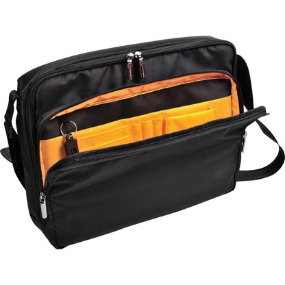 Exacompta Notebooktasche Exactive® 39 x 30,5 x 10 cm (B x H x T) Polyester schwarz/orange
