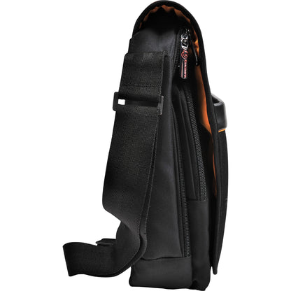 Exacompta Notebooktasche Exactive® 39 x 30,5 x 10 cm (B x H x T) Polyester schwarz/orange