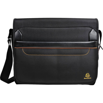 Exacompta Notebooktasche Exactive® 39 x 30,5 x 10 cm (B x H x T) Polyester schwarz/orange