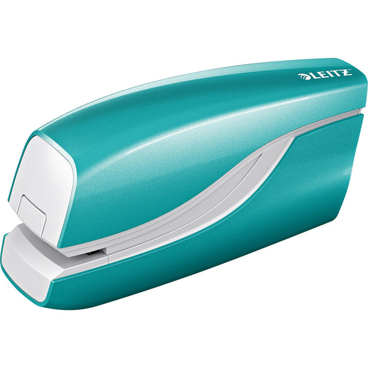 Leitz Elektroheftgerät NeXXt WOW fest 10 Bl. (80 g/m²) e1 Metall/Kunststoff eisblau