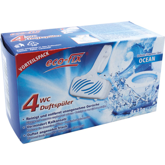 Eco-Fix WC-Duftstein Ocean 4 x 33 g/Pack.