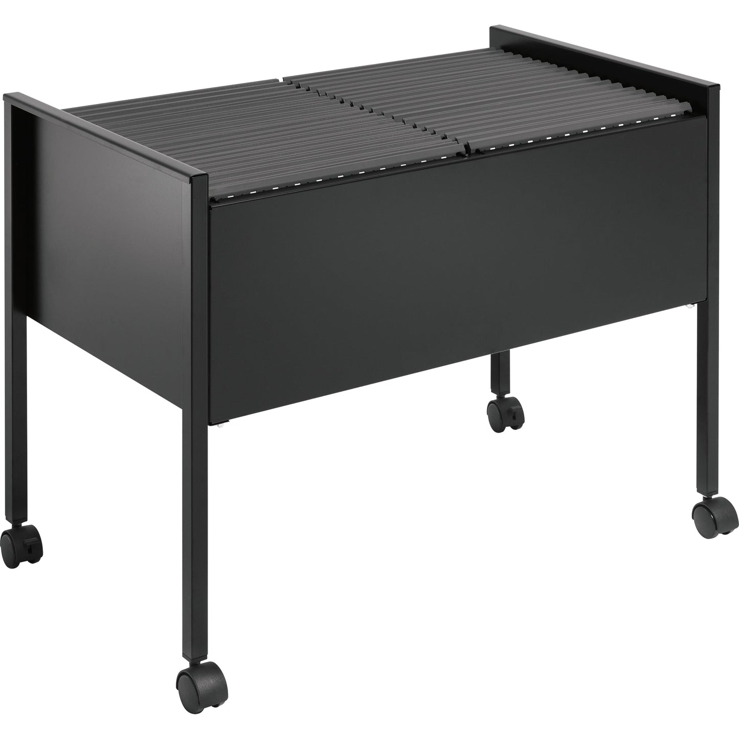 DURABLE Hängemappenwagen ECONOMY 100 DUO 76 x 59,2 x 42,5 cm (B x H x T) Stahl, Polyethylen epoxidharzbeschichtet, Polypropylen, PVC-U schwarz