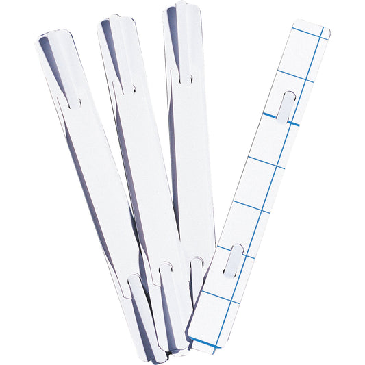 Heftstreifen 2 x 15 cm (B x H) Kunststoff weiß 100 St./Pack.