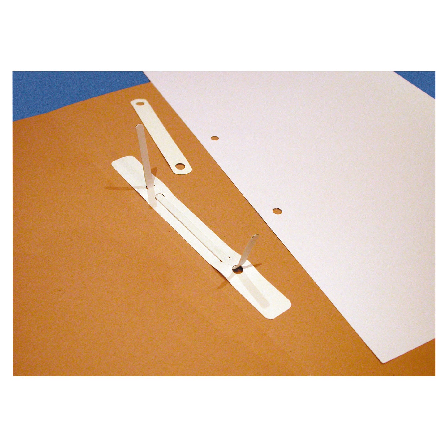 Heftstreifen 2 x 15 cm (B x H) Kunststoff weiß 100 St./Pack.