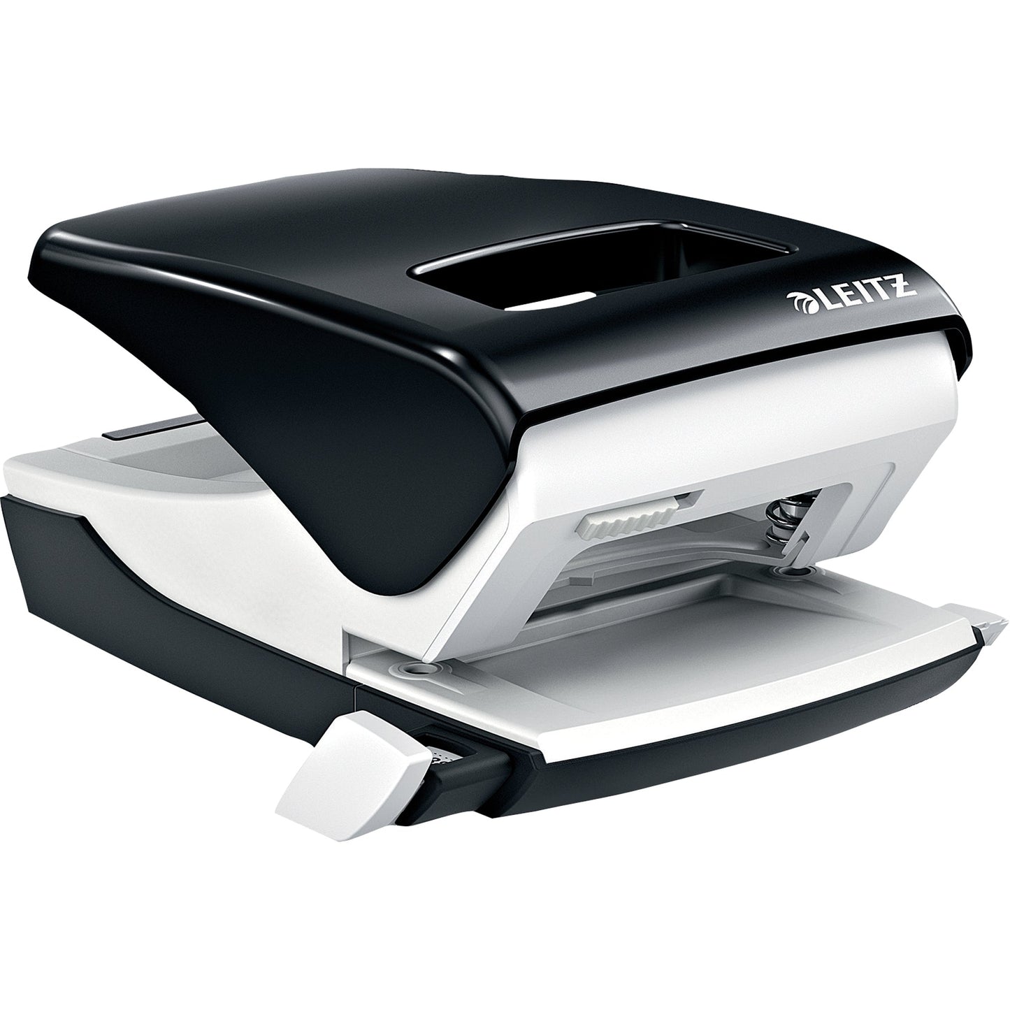 Leitz Registraturlocher NeXXt 8cm 40 Bl. (80 g/m²) Metall schwarz