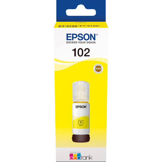 Epson Nachfülltinte Tintenstrahldrucker 102 ca. 6.000 Seiten gelb 70ml