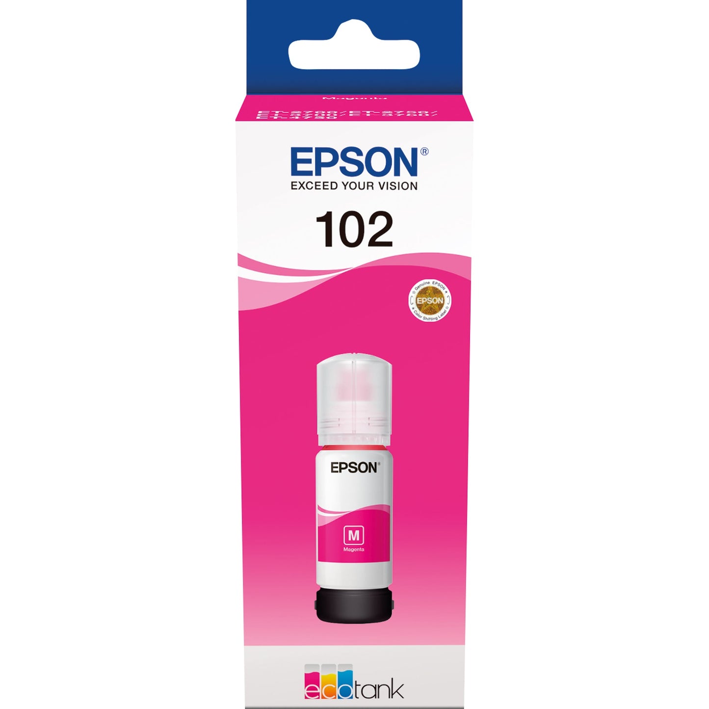 Epson Nachfülltinte Tintenstrahldrucker 102 ca. 6.000 Seiten magenta 70ml