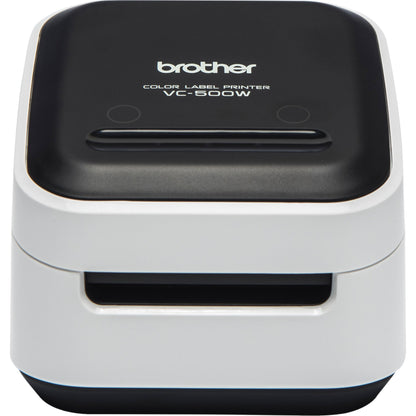 Brother Etikettendrucker VC-500W USB-B 2.0, WLAN, Wifi Direct inkl. Farb-Etikettenrolle CZ-1004, Reinigungsrolle CK-1000, Netzadapter, USB-Kabel
