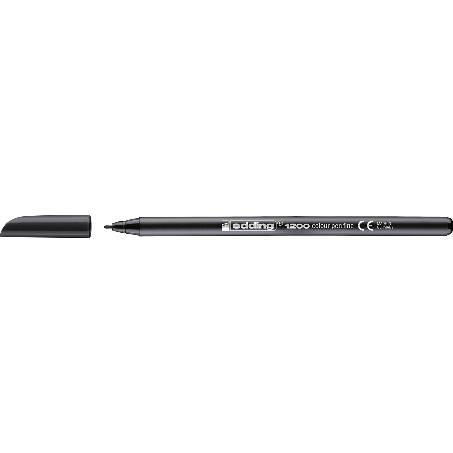 edding Fasermaler 1200 colourpen 1mm schwarz nicht auswaschbar