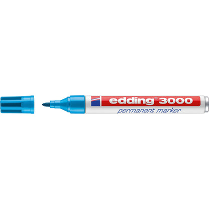 edding Permanentmarker 3000 1,5-3mm hellblau