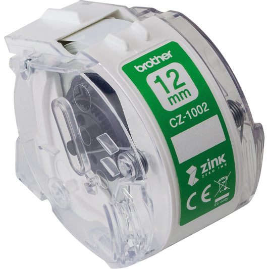 Brother Endlosetikett 12 mm x 5 m (B x L) Papier weiß