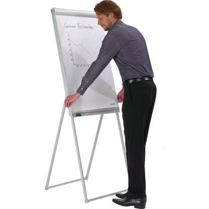 FRANKEN Flipchart PRO Deluxe Standard 67 x 95 cm (B x H) 188cm Stahl weiß