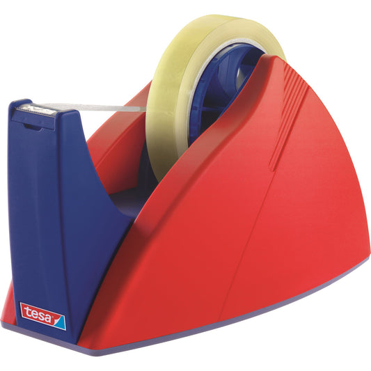 tesa® Tischabroller Easy Cut® Professional 25 mm x 66 m (B x L) rot/blau