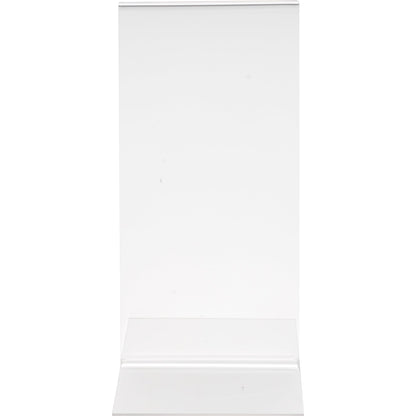 Deflecto® Tischaufsteller Classic Image® 10 x 21,5 x 8 cm (B x H x T) 1/3 DIN A4 beidseitig verwendbar Polystyrol transparent