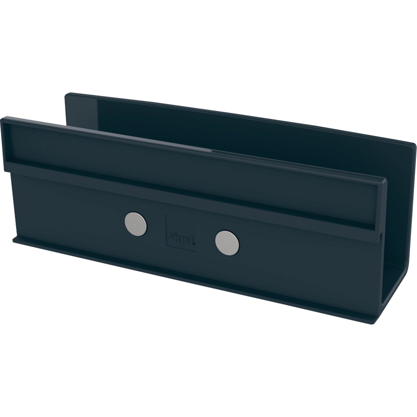 SIGEL Ablageschale Glasboard, Magnetboard 16 x 5,4 x 4,3 cm (B x H x T) ABS Kunststoff anthrazit