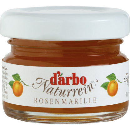 Darbo Brotaufstrich Konfitüre Erdbeere, Marille (Aprikose), Himbeere, Kirsche, Schwarze Johannisbeere Glas 60 x 28 g/Pack.