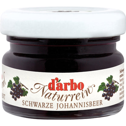 Darbo Brotaufstrich Konfitüre Erdbeere, Marille (Aprikose), Himbeere, Kirsche, Schwarze Johannisbeere Glas 60 x 28 g/Pack.