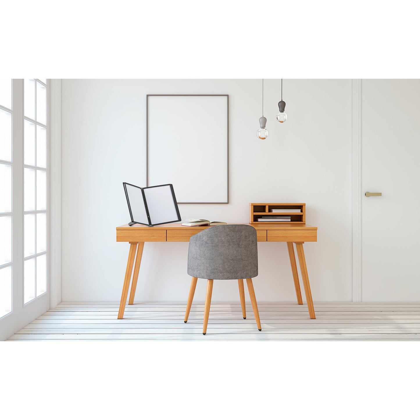 DURABLE Sichttafelständer SHERPA® SOHO TABLE 5 48 x 38,5 x 38 cm (B x H x T) Polypropylen/ABS Kunststoff/Thermoplastische Elastomere Anzahl der mitgelieferten Sichttafeln: 5 Sichttafeln schwarz