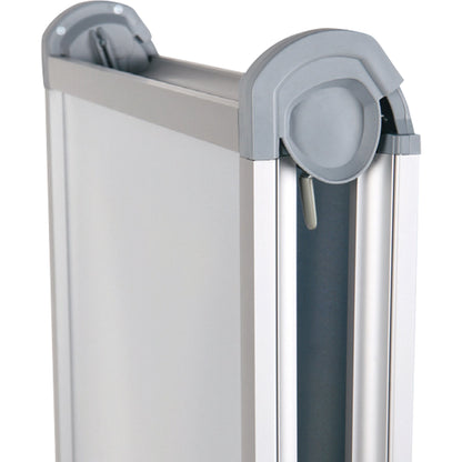 FRANKEN Kundenstopper Outdoor PRO 64 x 110 x 76 cm (B x H x T) DIN A1 Aluminium silber
