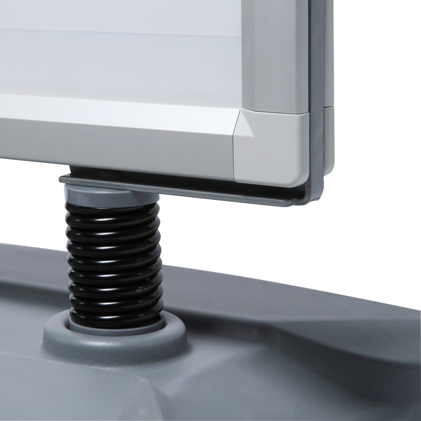 FRANKEN Kundenstopper TANK 67 x 112,3 x 59 cm (B x H x T) DIN A1 Standfuß Aluminium silber