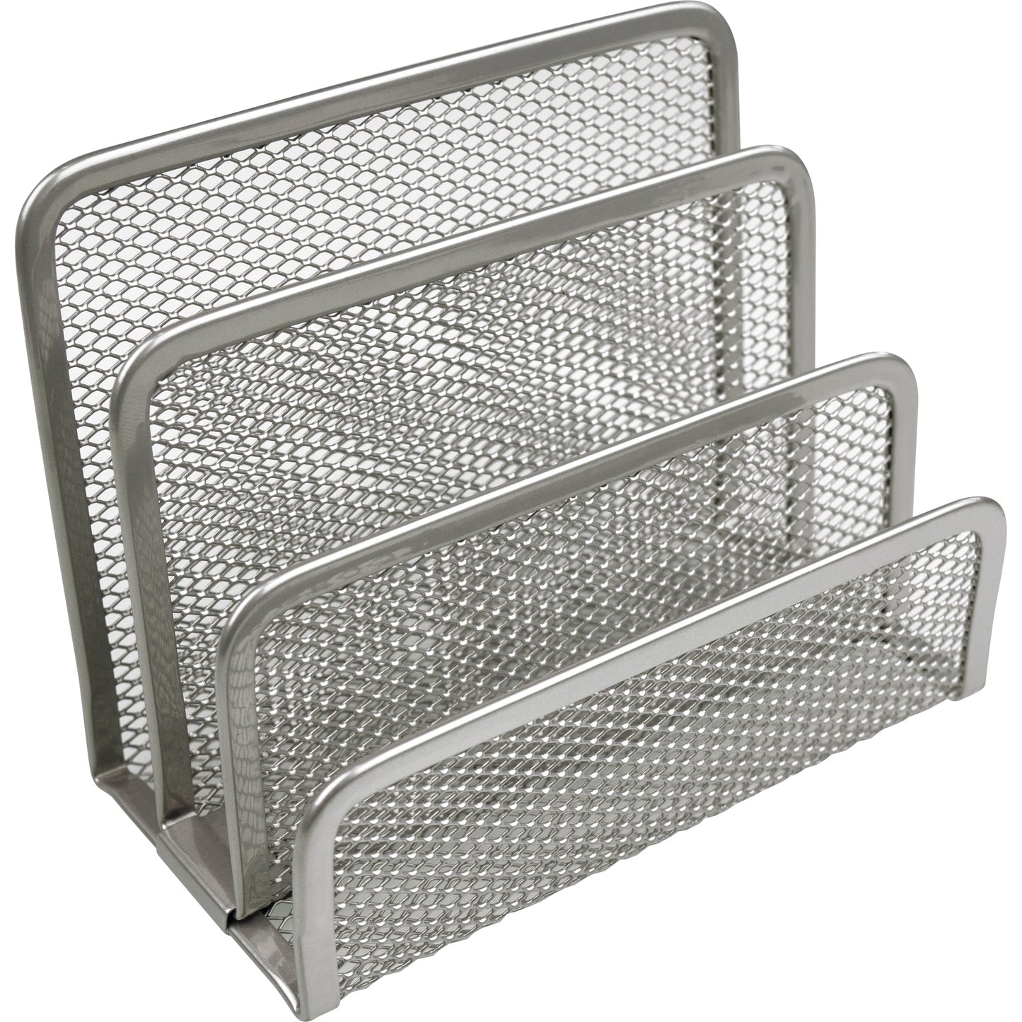 helit Briefständer the mail network 14 x 10,5 x 7,5 cm (B x H x T) Metall silber 3 Fächer