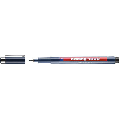edding Fineliner 1800 profipen 0,7mm schwarz