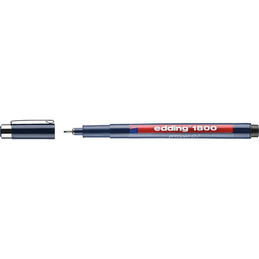 edding Fineliner 1800 profipen 0,7mm schwarz