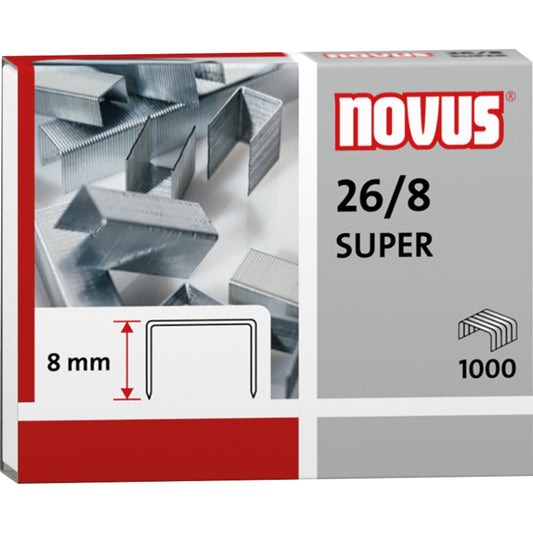 NOVUS Heftklammer 26/8 Heftgeräte 1.000 St./Pack.