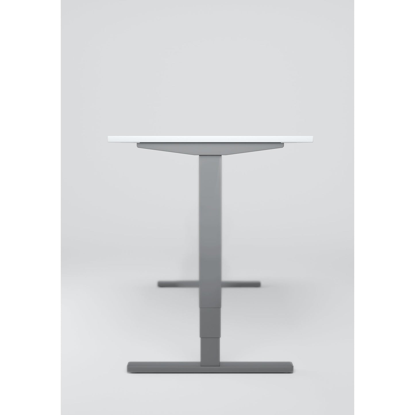 Geramöbel Schreibtisch Elektro-Flex Maße: 1.600 x 650-1.250 x 800 mm (B x H x T) Dreischicht-Feinspan, melaminharzbeschichtet buche
