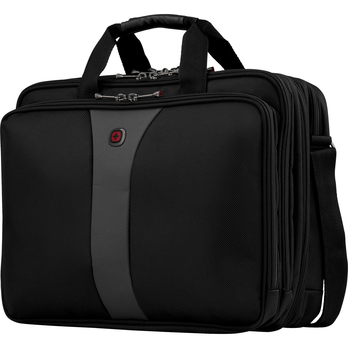 Wenger Notebooktasche LEGACY TRIPLE 40 x 30 x 15 cm (B x H x T) 42 x 32 x 21 cm (B x H x T) Polyester schwarz/grau