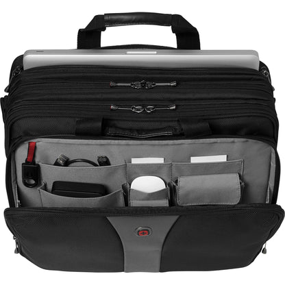 Wenger Notebooktasche LEGACY TRIPLE 40 x 30 x 15 cm (B x H x T) 42 x 32 x 21 cm (B x H x T) Polyester schwarz/grau