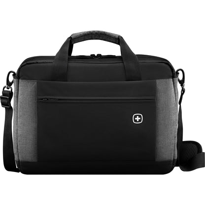 Wenger Notebooktasche UNDERGROUND 38 x 28 x 8 cm (B x H x T) 43 x 31 x 9 cm (B x H x T) Polyester schwarz/grau