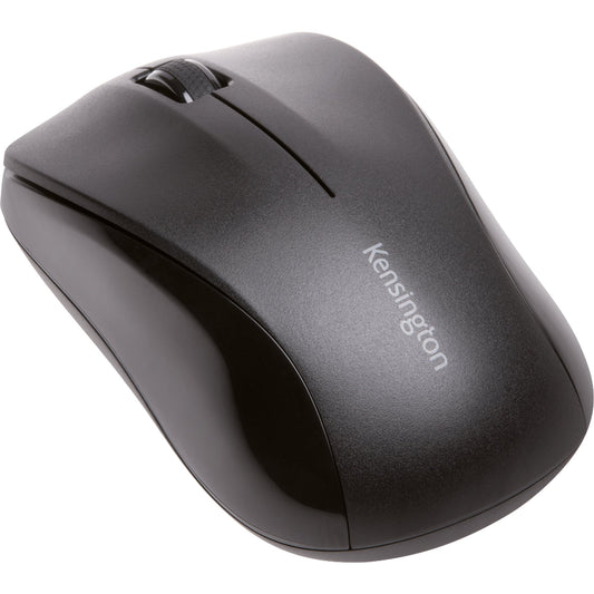 Kensington Optische PC Maus Valu Links- und Rechtshänder nicht ergonomisch USB-A 10m Batterie inkl. Nano-USB-Empfänger schwarz