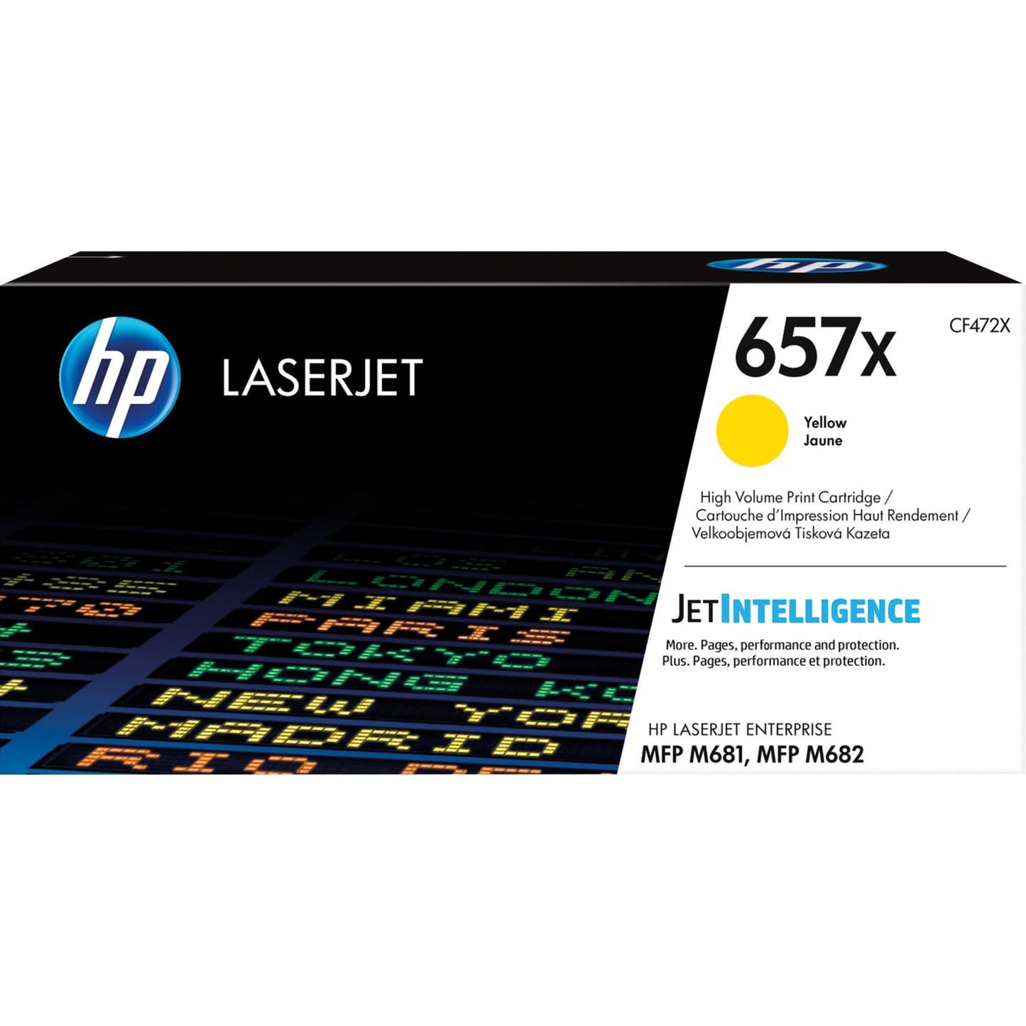 HP Toner Originalzubehör 657X ca. 23.000 Seiten gelb