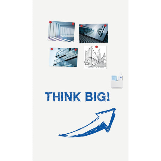 Legamaster Whiteboard WALL-UP Maße der Oberfläche: 119,5 x 200 cm (B x H) Tafel magnethaftend nicht beidseitig beschreibbar Stahl emailliert weiß