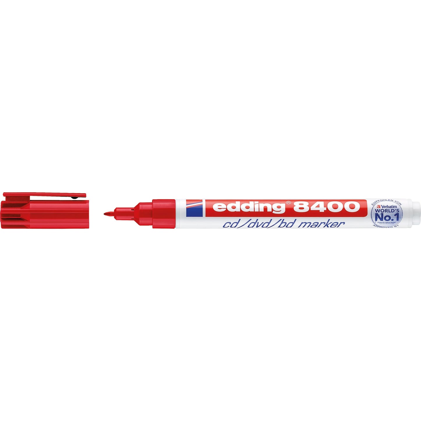 edding Disc Marker 8400 0,5-1mm rot Rundspitze