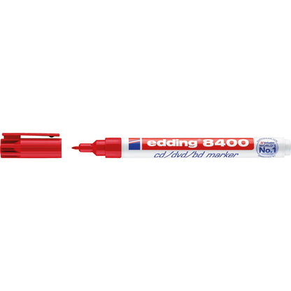 edding Disc Marker 8400 0,5-1mm rot Rundspitze