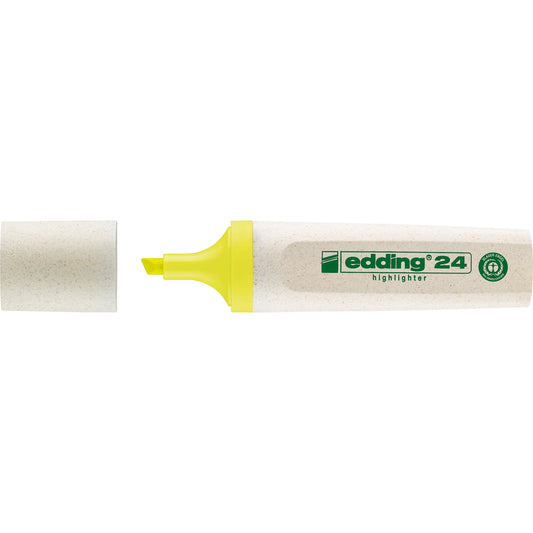 edding Textmarker Highlighter 24 EcoLine 2-5mm gelb Keilspitze