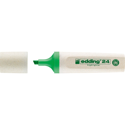edding Textmarker Highlighter 24 EcoLine 2-5mm hellgrün Keilspitze