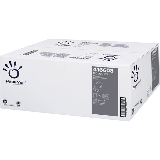Papernet Papierhandtücher Standard 24,5 x 23 cm (B x L) Papier, 100 % recycelt natur 20 x 250 Bl./Pack.